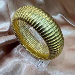 🔥🔥MARSHAL METAL MANUFACTORY Jewelry Thick Chucky Golden Designer Stretch Brac